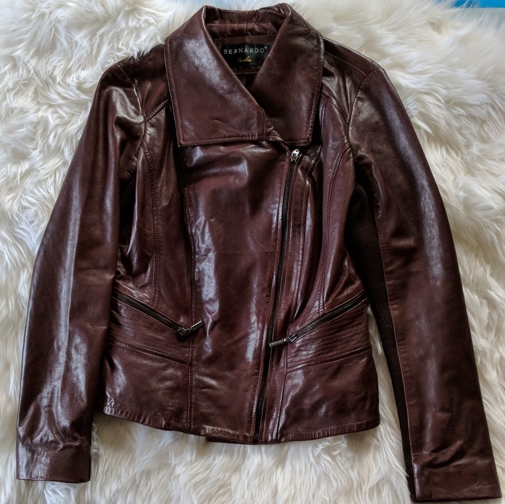 Bernardo leather jacket